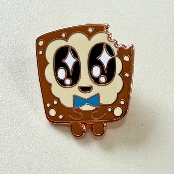 Other - Cute Cartoon Toaster Pastry Enamel Pin